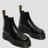 Dr. Martens Unisex Chelsea Μποτάκια 2976 Quad Smooth Leather Platform