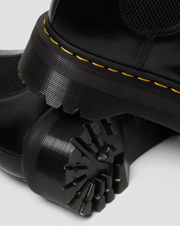 Dr. Martens Unisex Chelsea Μποτάκια 2976 Quad Smooth Leather Platform