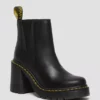 26440001 (4) Dr. Martens Γυναικεία Chelsea Μποτάκια Spence Leather Flared Heel