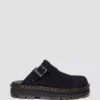 Dr. Martens Γυναικεία Mules Zebzag Suede Slingback Platform Μαύρα