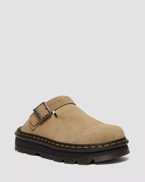 Dr. Martens Γυναικεία Mules Zebzag Suede Slingback Platform