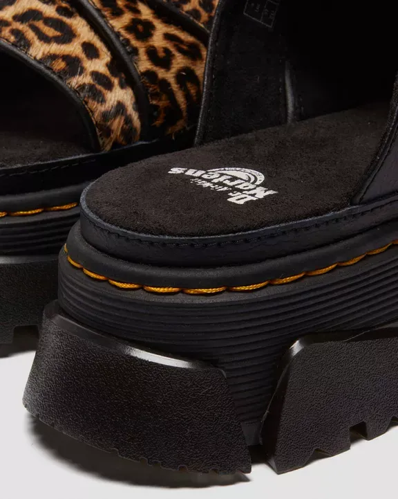 41110200 (6) Dr. Martens Γυναικεία Slides Mattison Leopard