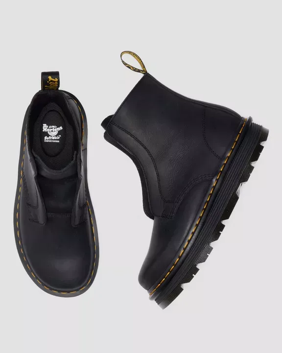 42653001 (4) Dr. Martens Unisex Μποτάκια Zebzag Laceless Slip On Leather