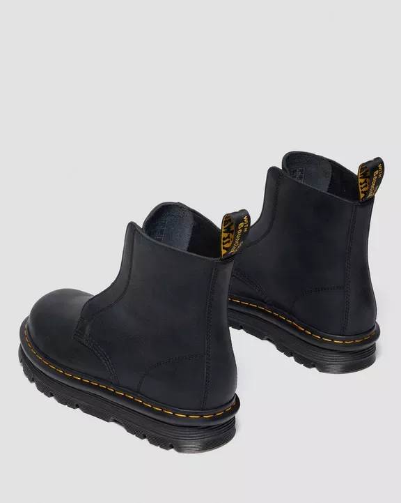 42653001 (5) Dr. Martens Unisex Μποτάκια Zebzag Laceless Slip On Leather