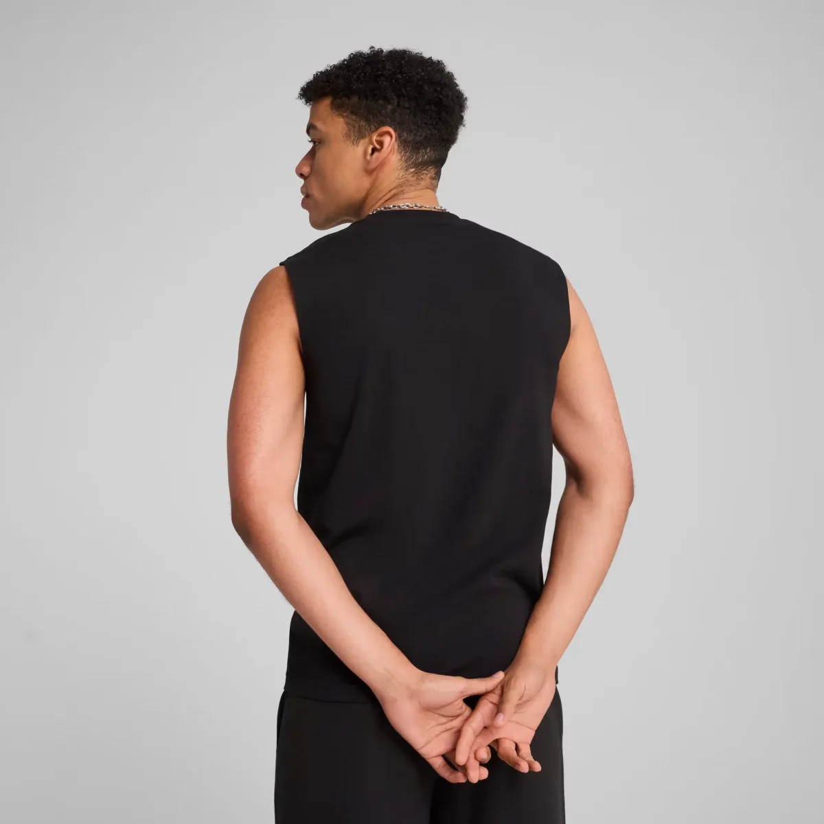 Puma Ανδρική Αμάνικη Μπλούζα Essentials No. 1 Logo