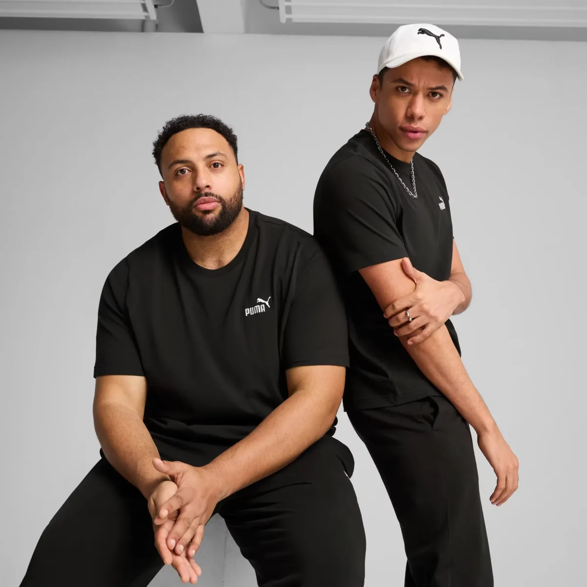 Essentials-Small-No Puma Ανδρικό T-Shirt Essentials Small No. 1 Logo