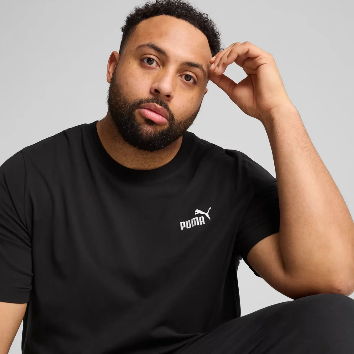 Essentials-Small-No (3) Puma Ανδρικό T-Shirt Essentials Small No. 1 Logo