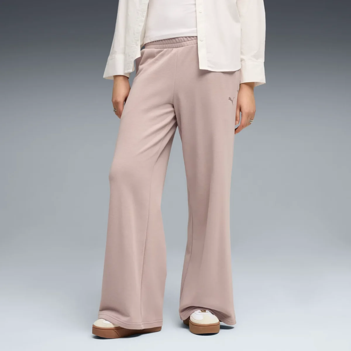 Essentials-Wide-Leg-Pants-Women (4) Puma Γυναικείο Παντελόνι Essentials Wide Leg