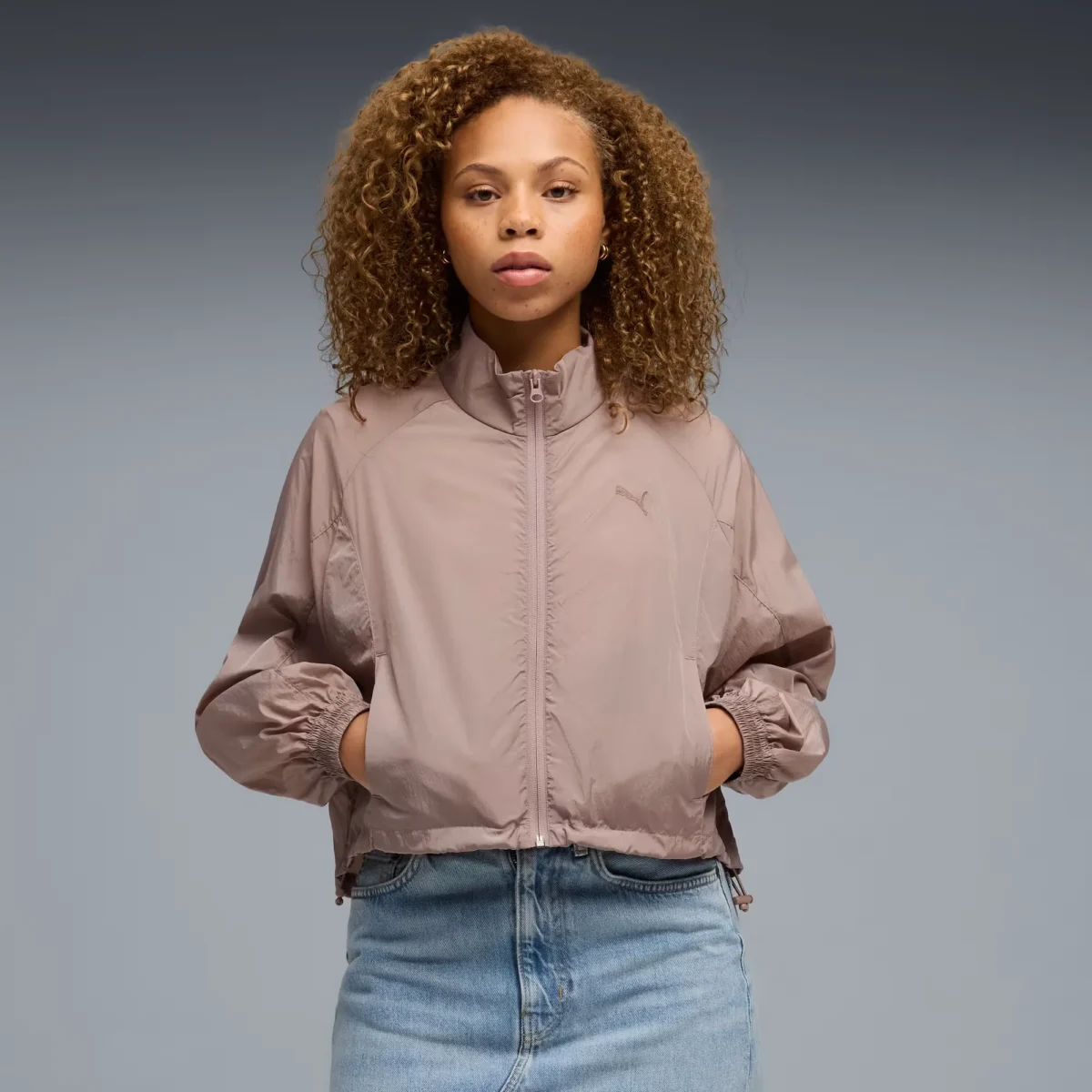 Puma Γυναικείο Jacket HER Relaxed Woven Full Zip