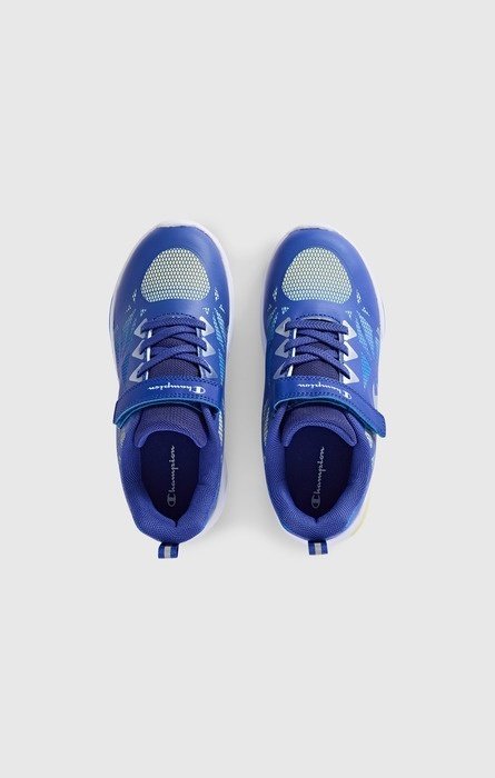 20260213104725_867ae506 Champion Παιδικά Sneakers Wave Tri με Velcro Μπλε Ρουά