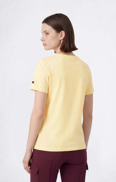 20260316112913_a8c79601 Champion Γυναικείο T-Shirt Κοντομάνικο Ώχρα