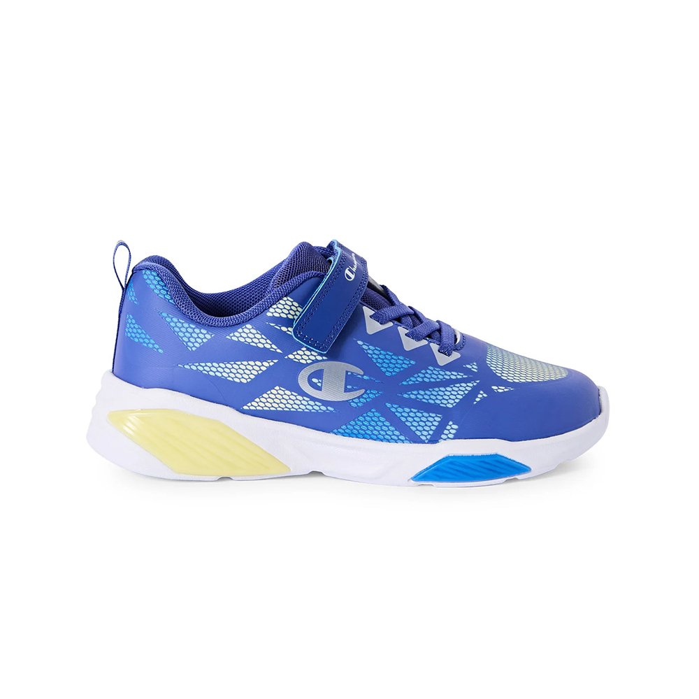 20260401154535_champion_low_cut_paidika_sneakers_mple_s33227_bs038 Champion Παιδικά Sneakers Wave Tri με Velcro Μπλε Ρουά