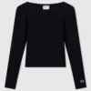 CHPEU_118598_KK001_Full Champion Γυναικείο T-Shirt Μακρυμάνικο