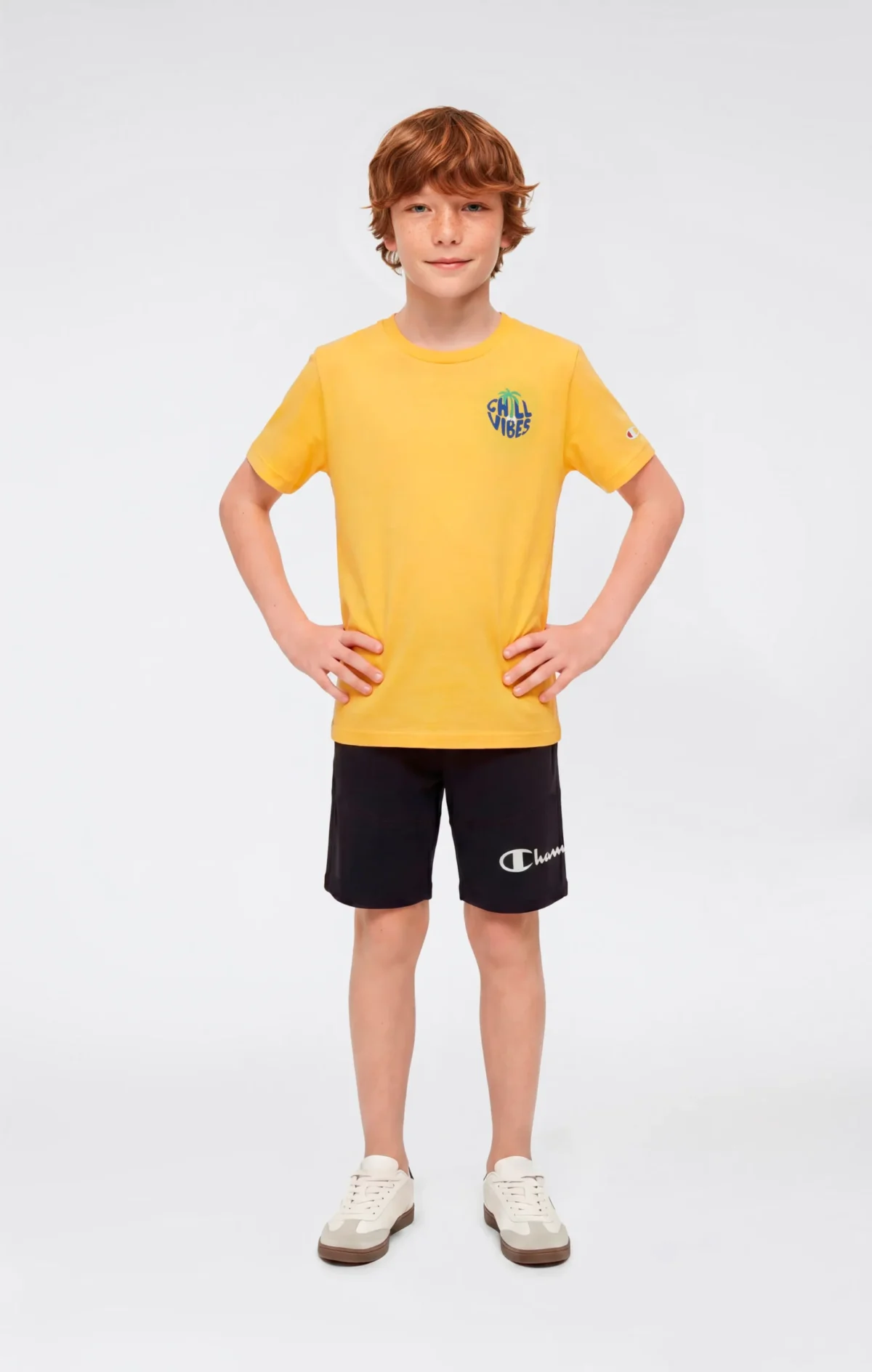 CHPEU_307589_YS164_Full_Front Champion Παιδικό T-Shirt Κοντομάνικο