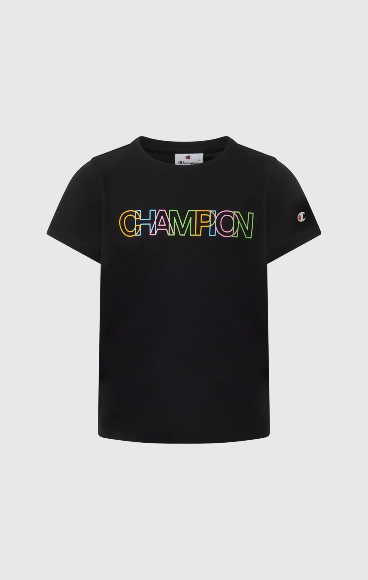 CHPEU_405387_KK002_Full_8639afb2-1d15-4601-9ced-165f2c6c6bcf Champion Παιδικό T-Shirt Κοντομάνικο Μαύρο