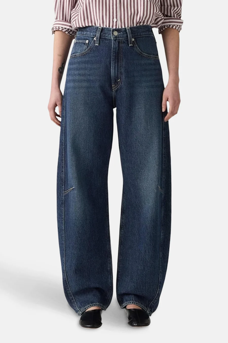 003V50001_0001_20NEW_20SHADES_c64d3320-d723-4f2a-a77e-b809dbf75411 Levi's Γυναικείο Τζιν Παντελόνι CINCH BARREL DARK INDIGO