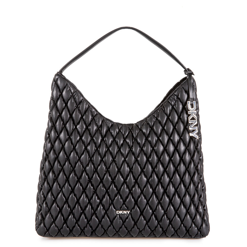 DKNY Γυναικεία Τσάντα Hobo PAULA HOBOS Μαύρο/Ασημί