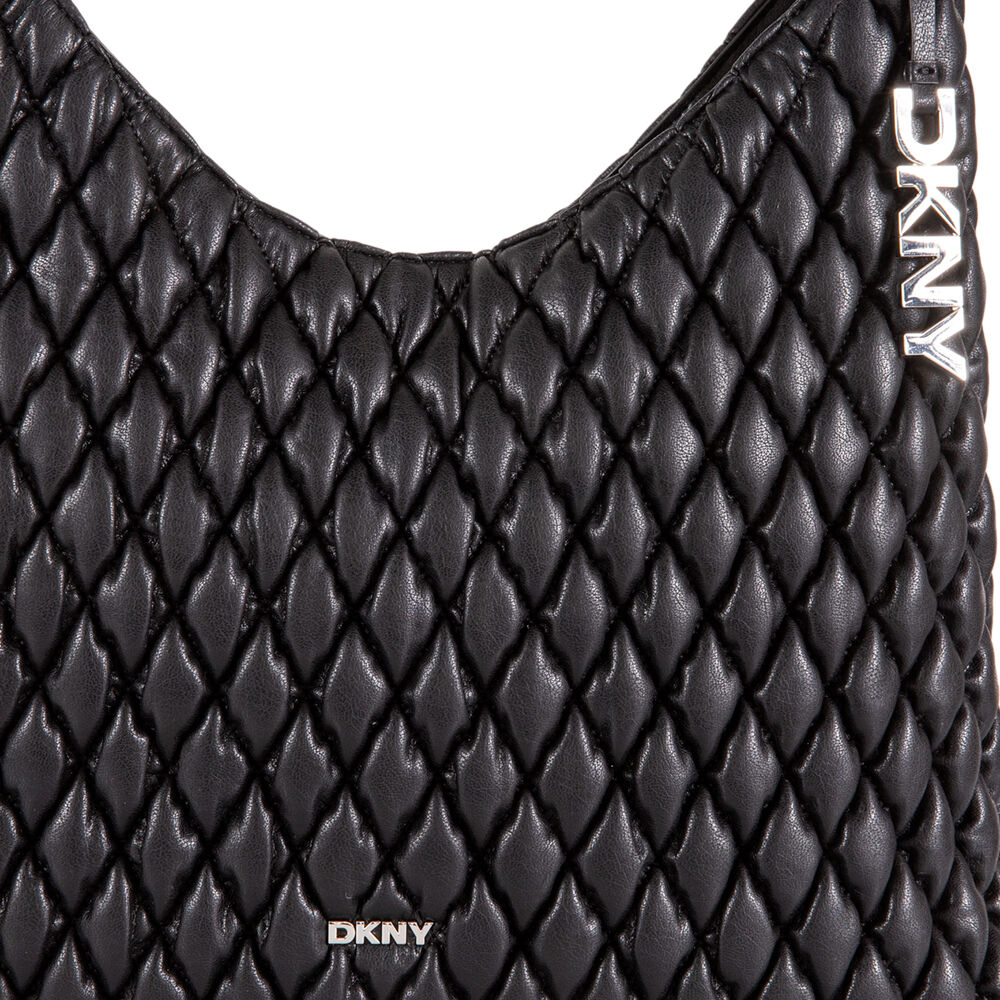 DKNY Γυναικεία Τσάντα Hobo PAULA HOBOS Μαύρο/Ασημί