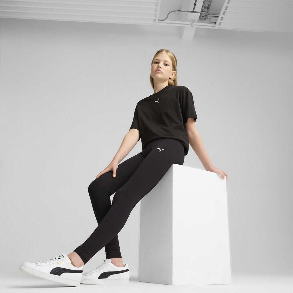 20250912105640_e12aaa5c PUMA Παιδικό Κολάν ESS Logo Leggings G Μαύρο