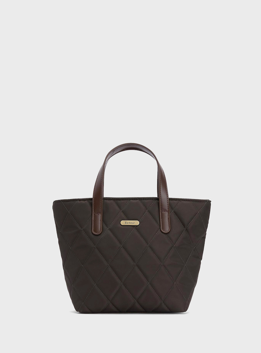 Barbour Γυναικεία Τσάντα Tote Mini Quilted Tote Bag Λαδί