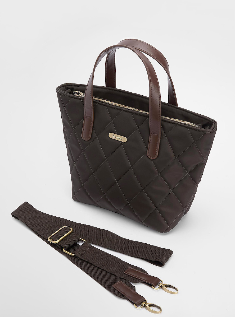 Barbour Γυναικεία Τσάντα Tote Mini Quilted Tote Bag Λαδί