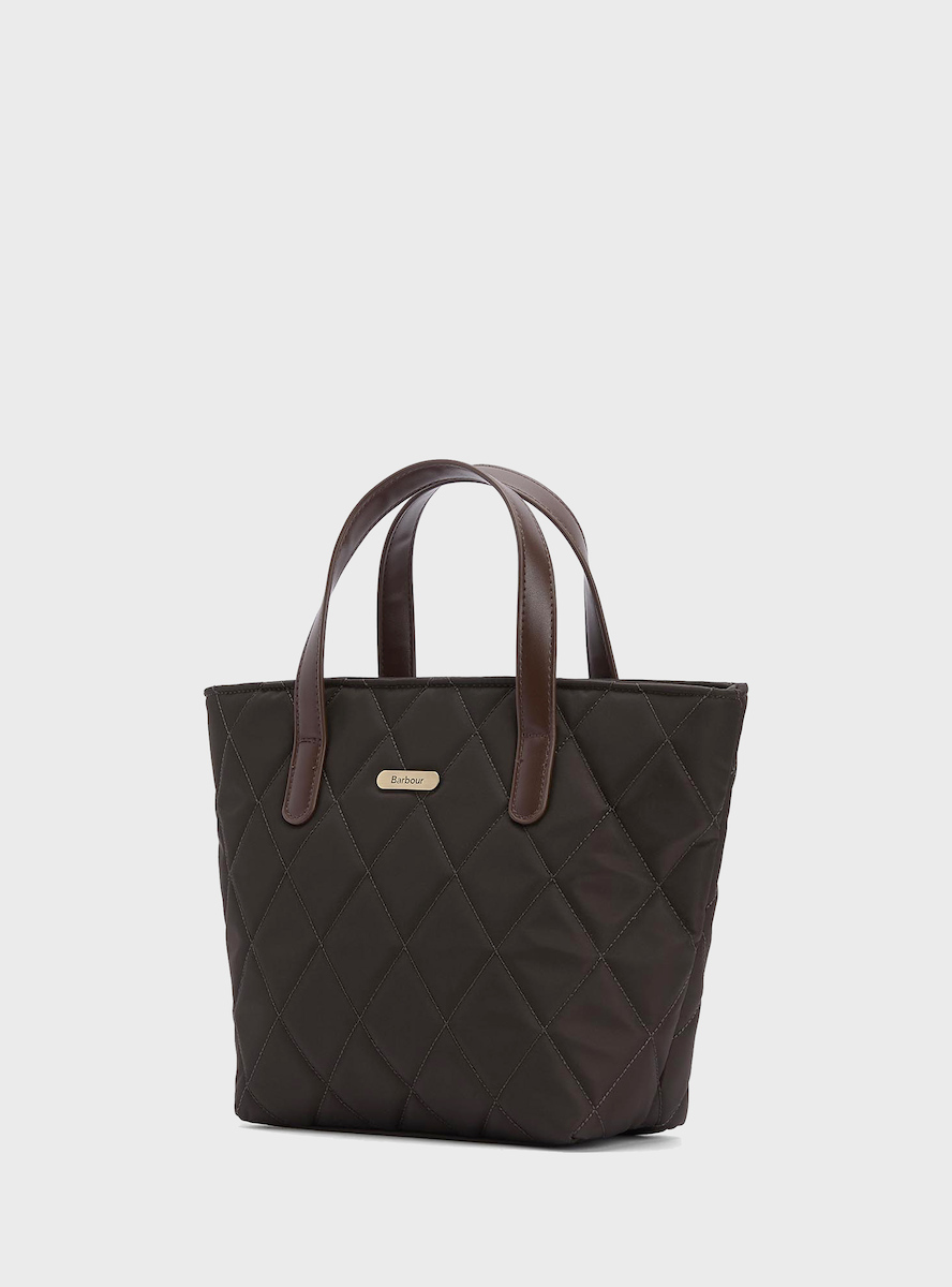 Barbour Γυναικεία Τσάντα Tote Mini Quilted Tote Bag Λαδί