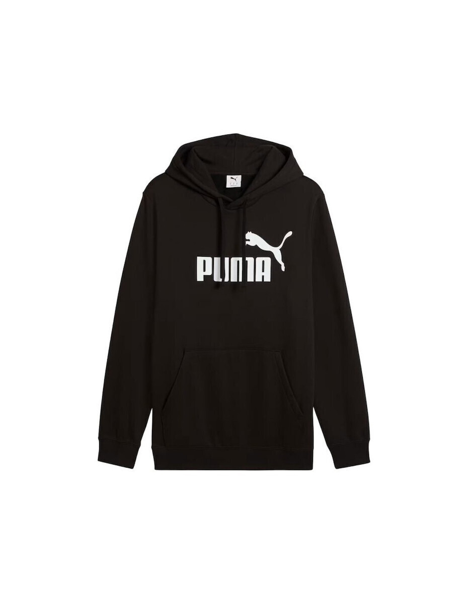 20250916192921_puma_fouter_me_koukoula_mayro_682570_01 PUMA Ανδρικό Φούτερ ESS No. 1 Logo Hoodie FL Μαύρο