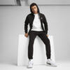 PUMA Ανδρική Ζακέτα ESS Small No. 1 Logo Full-Zip Hoodie FL Μαύρη