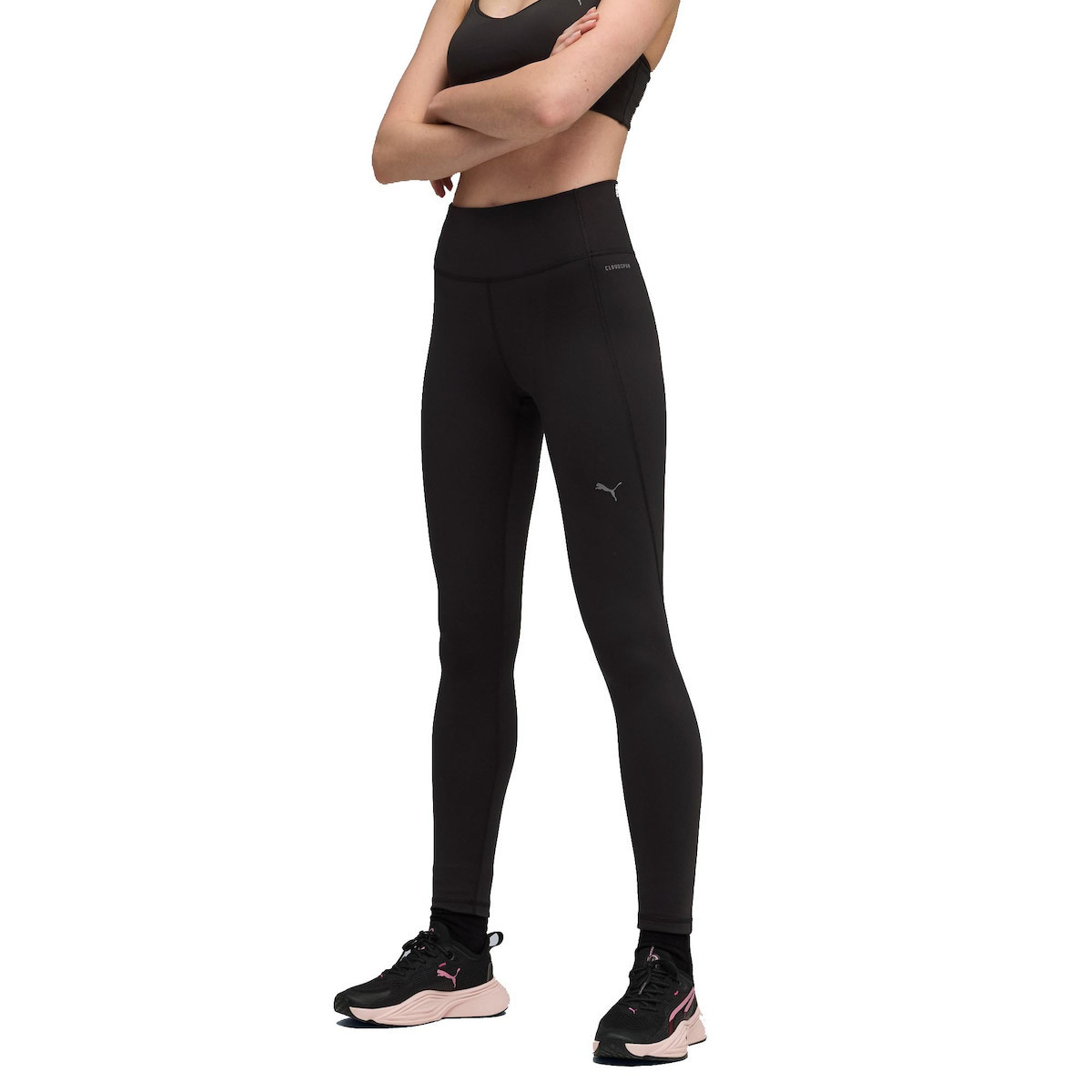 PUMA Γυναικείο Κολάν W CLOUDSPUN TIGHT - HW FL Μαύρο