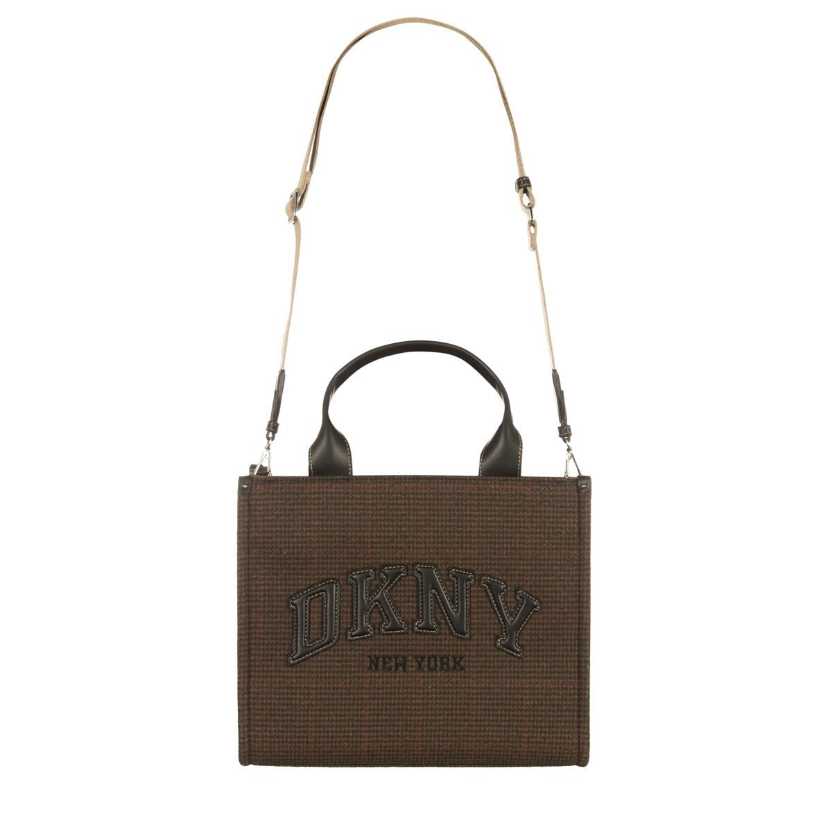 DKNY Γυναικεία Τσάντα Χειρός HADLEE TOTE Καφέ