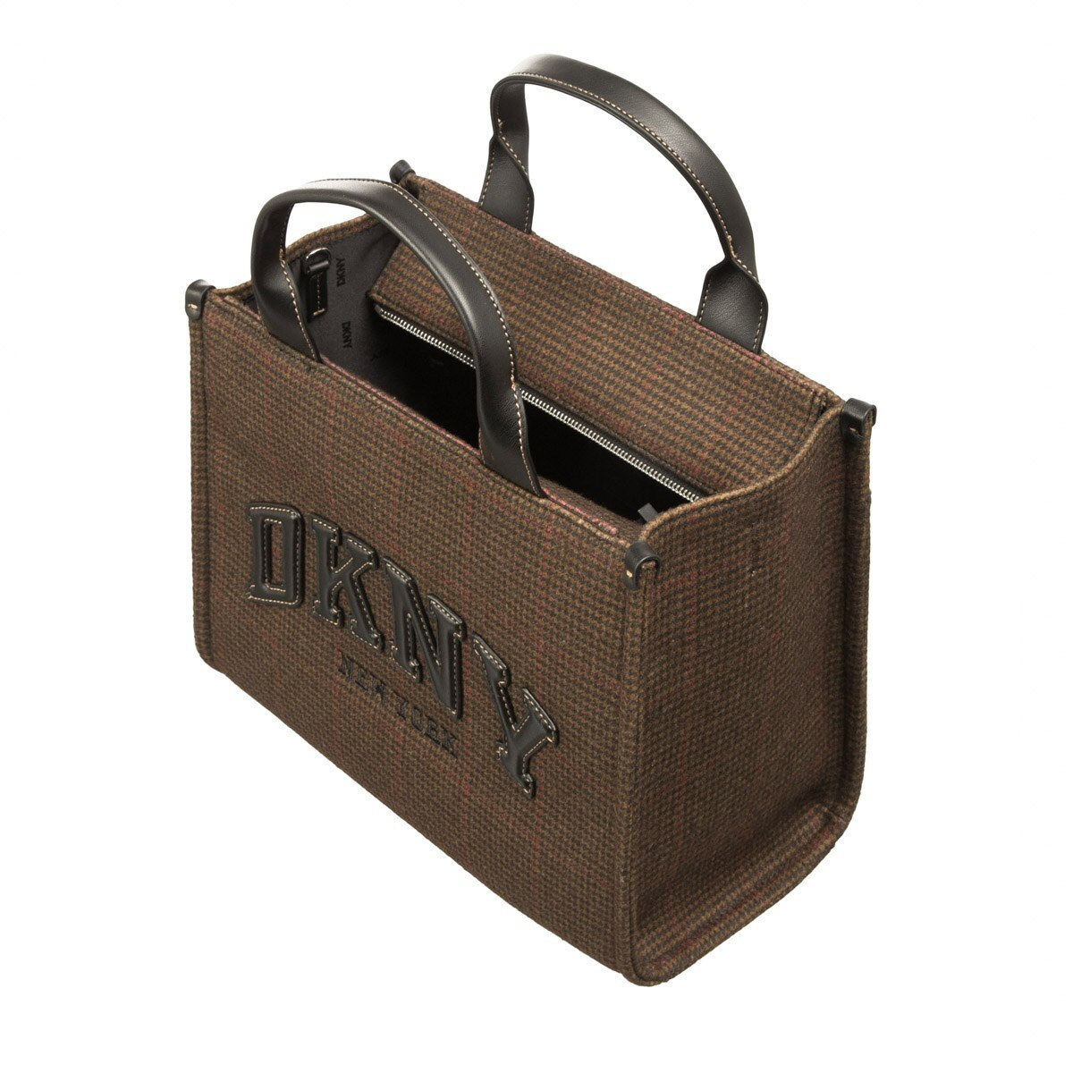 DKNY Γυναικεία Τσάντα Χειρός HADLEE TOTE Καφέ
