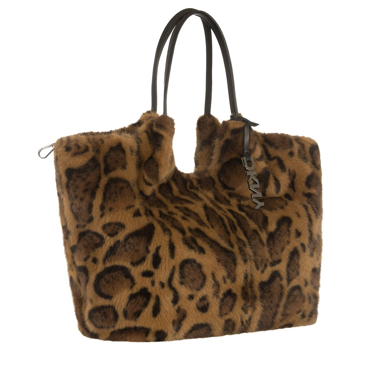 DKNY PAULA TOTE HANDBAG LEOPARD LARGE