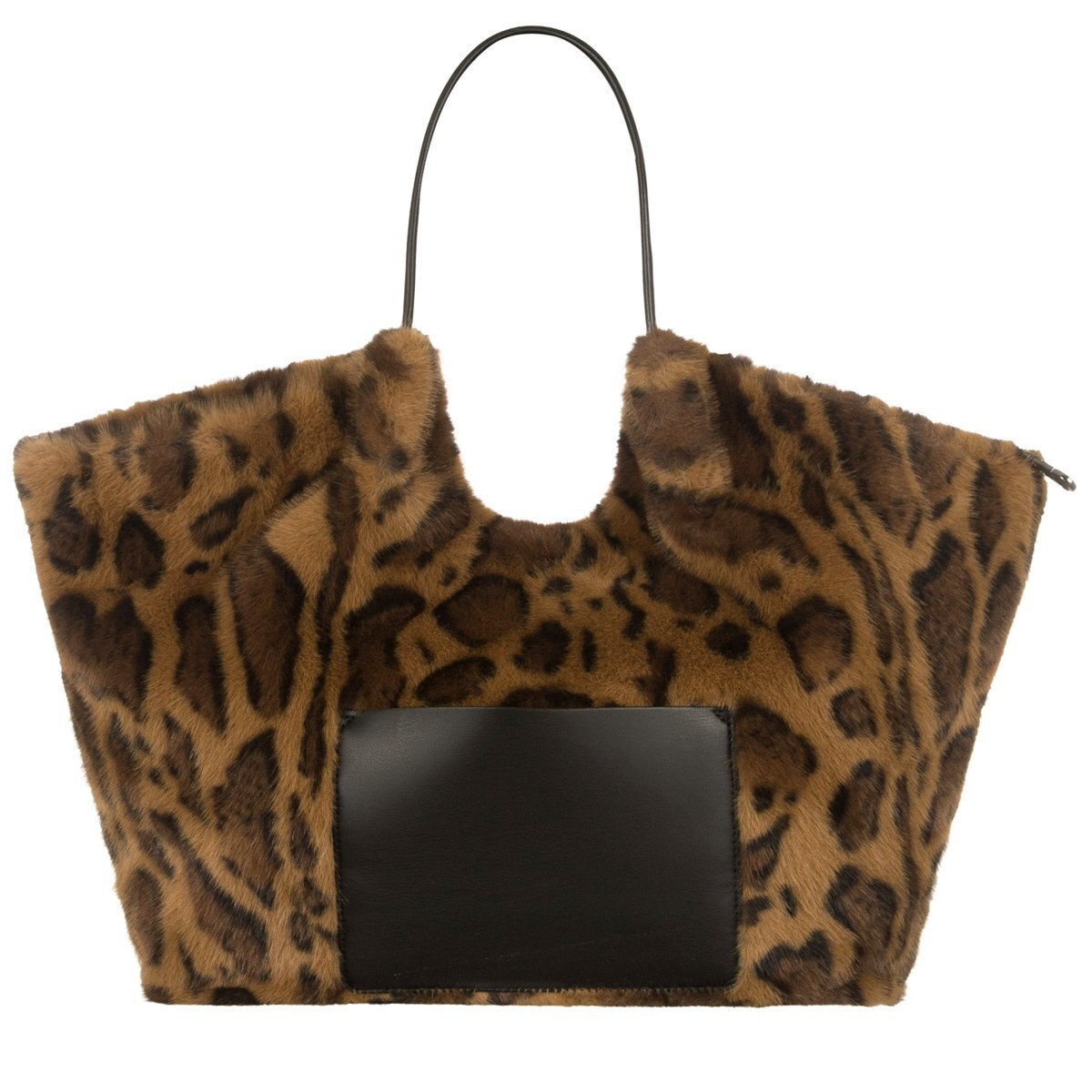 DKNY PAULA TOTE HANDBAG LEOPARD LARGE