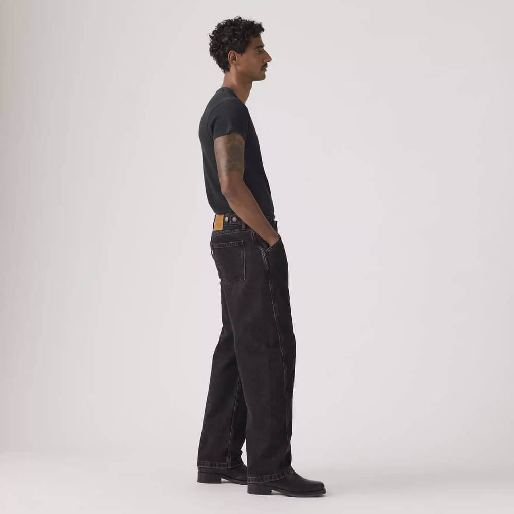 Levi's Ανδρικό Τζιν Παντελόνι LOOSE BARREL BLACKS Μαύρο