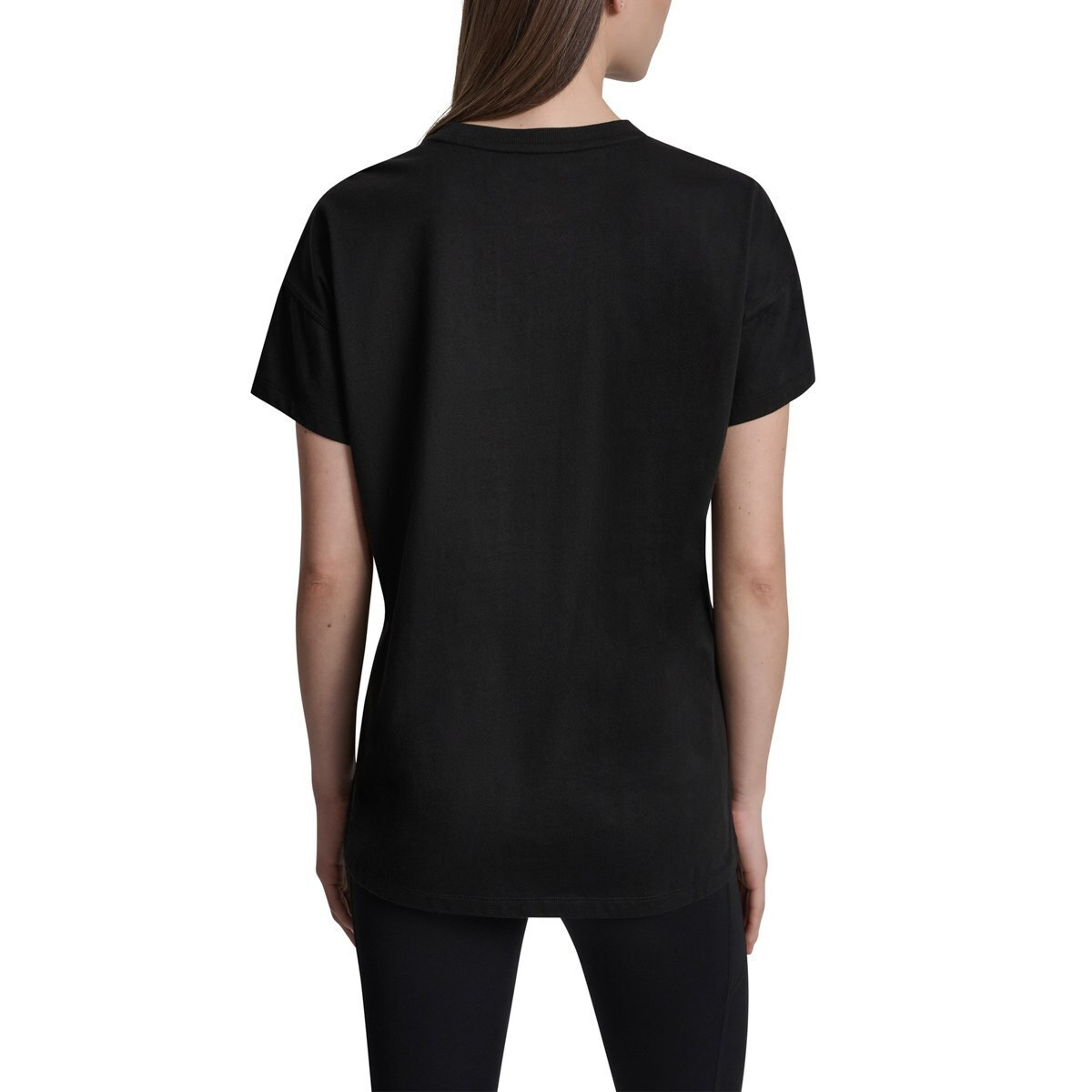 20260401154417_a606783e DKNY Γυναικείο T-Shirt Κοντομάνικο Μαύρο