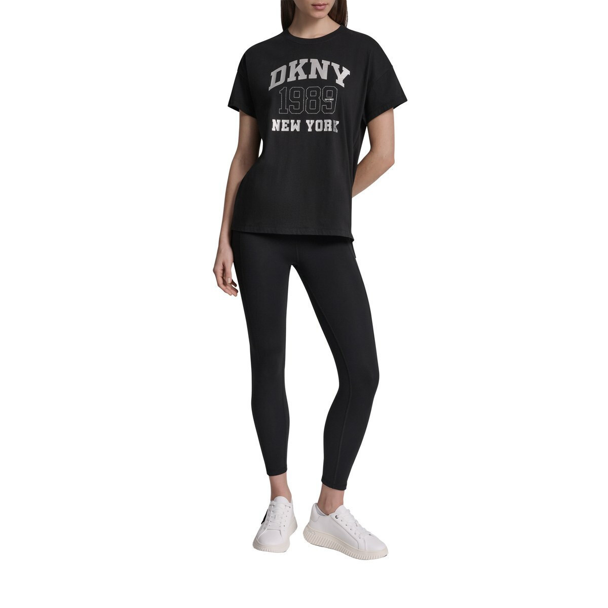 20260401154419_9aa6b219 DKNY Γυναικείο T-Shirt Κοντομάνικο Μαύρο