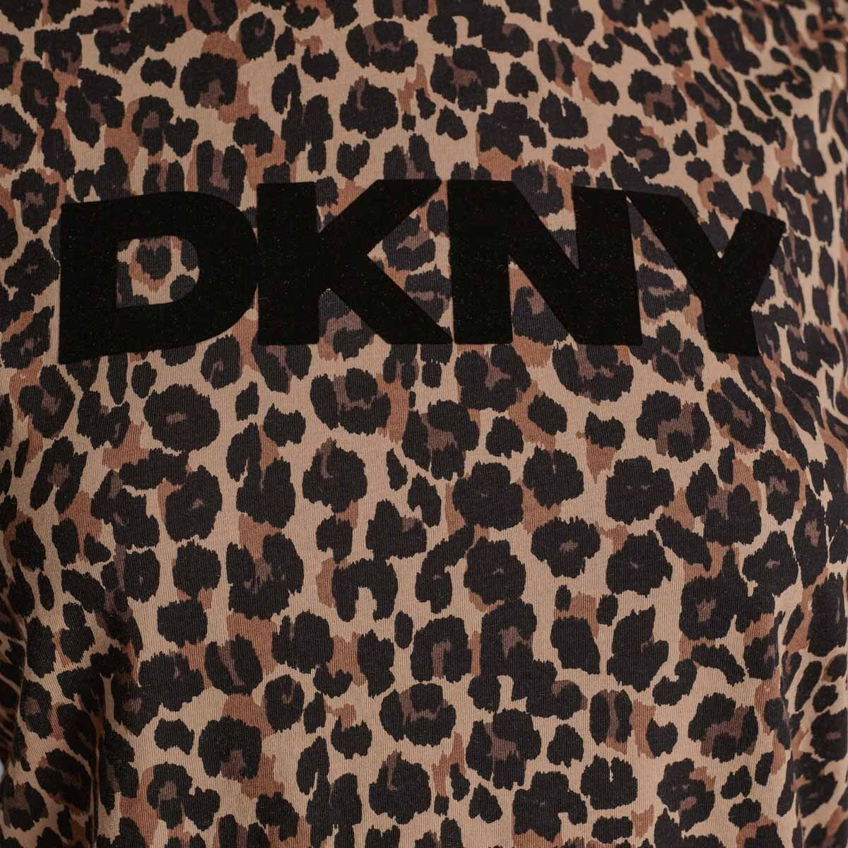 20260615110351_6c8bc70a DKNY Γυναικείο T-Shirt Κοντομάνικο Leopard