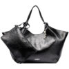 DKNY Γυναικεία Τσάντα Tote PAULA TOTE Μαύρο/Ασημί