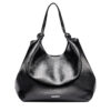 DKNY Γυναικεία Τσάντα Tote PAULA TOTE Μαύρο/Ασημί