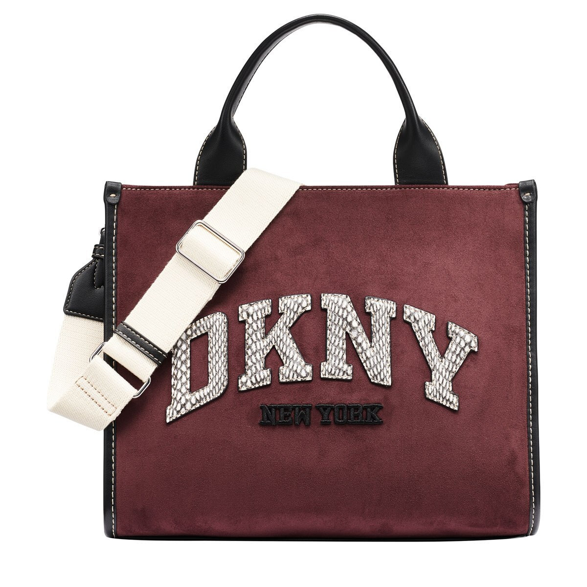 20260619111048_dkny_hadlee_yfasmatini_gynaikeia_tsanta_tote_cheiros_mpornto_r62amr57_awn DKNY Γυναικεία Τσάντα Tote HADLEE TOTE Μπορντό