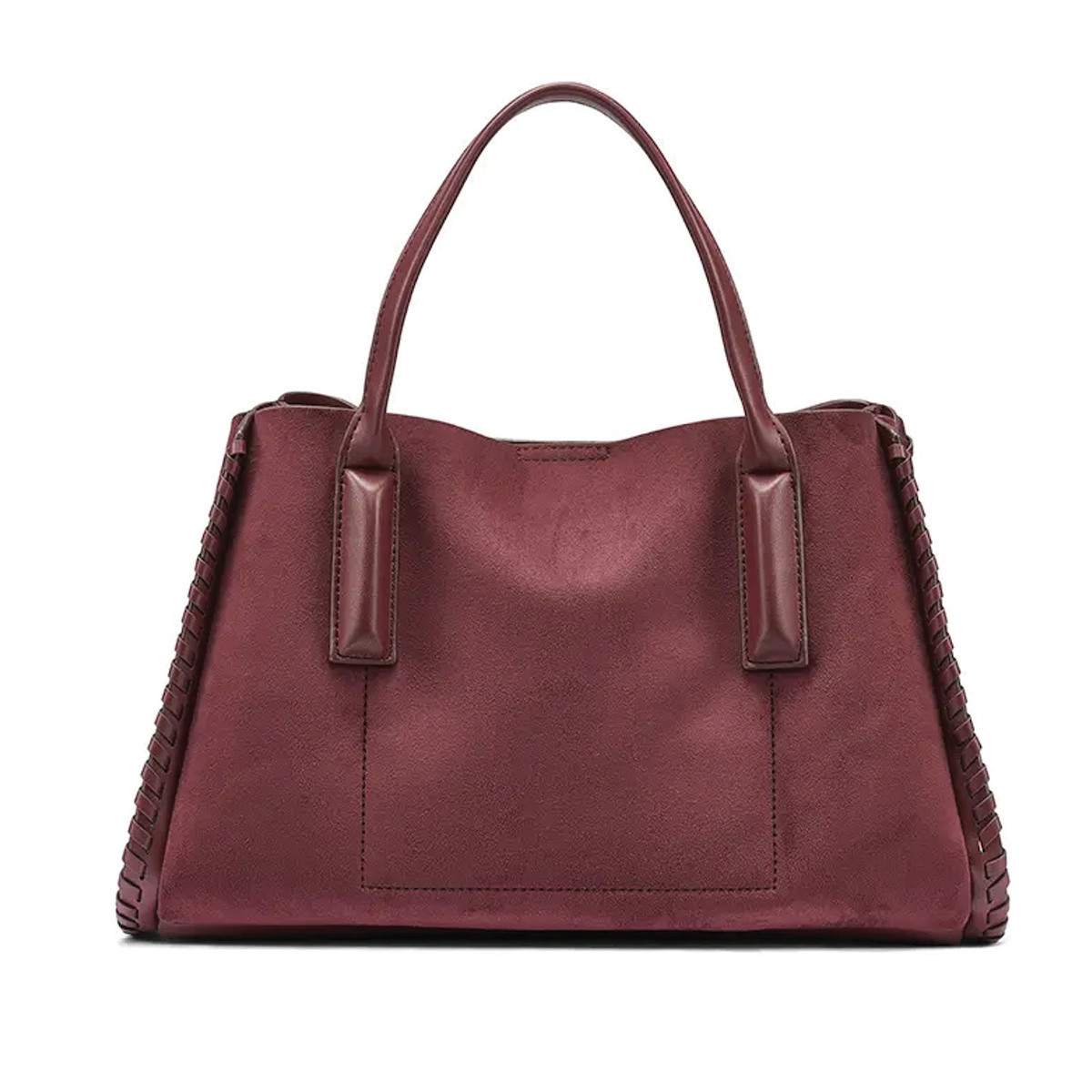 20260710131403_bf031622 DKNY Γυναικεία Τσάντα Satchel JOSIE SATCHELS Μπορντό