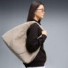 PUMA Γυναικεία Τσάντα Ώμου UP Velvet Large Prism Bag Γκρι