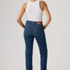Levi's Γυναικείο Τζιν Παντελόνι 723 HIGH RISE STRAIGHT DARK INDIGO Σκούρο Μπλε