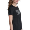 20260716163349_a358e6a5 DKNY Γυναικείο T-Shirt Κοντομάνικο Μαύρο/Διάφανο