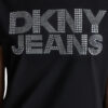 20260716163407_84f419a7 DKNY Γυναικείο T-Shirt Κοντομάνικο Μαύρο/Διάφανο