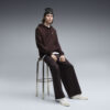20260722141446_fd5a83e1 PUMA Ανδρικό Φούτερ ESS ELEVATED Hoodie FL Σκούρο Καφέ