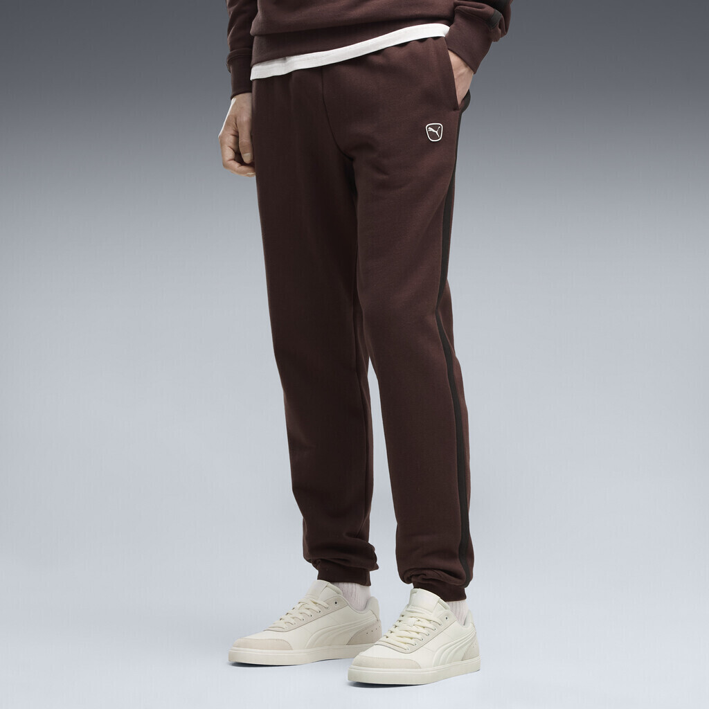 20260722164118_ad8650d3 PUMA Ανδρικό Παντελόνι Φόρμας ESS ELEVATED Sweatpants FL cl Σκούρο Καφέ