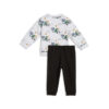 20260727150941_4bb94c49 PUMA Παιδικό Σετ Φόρμα MINICATS SUPER AOP Crew SET FL INF Λευκό