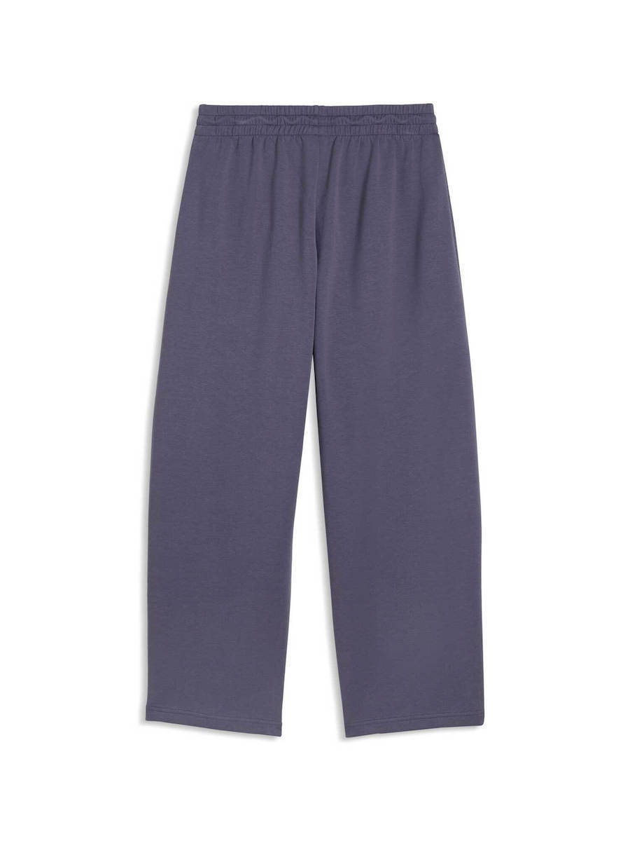 20260727161817_23b97bfb PUMA Γυναικείο Παντελόνι Φόρμας HER Relaxed DK Barrel Leg Pants Σκούρο Μπλε