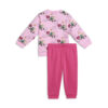 20260803142558_puma_paidiko_set_formas_printed_minicats_638107_47 PUMA Παιδικό Σετ Φόρμα MINICATS SUPER AOP Crew SET FL INF Λευκό
